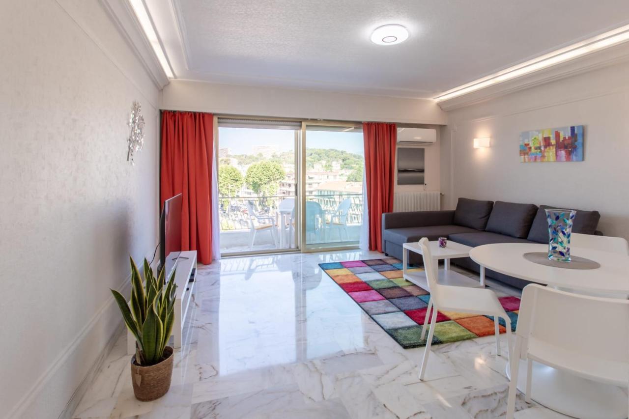 Superb Apartment With Terrace And Sea View Near Beaches And City Center Cagnes-sur-Mer Exteriör bild